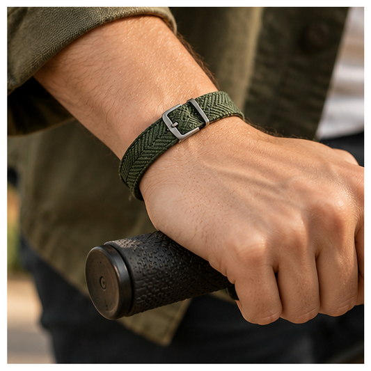 Woven Current Flat-Ribbon Bracelet
