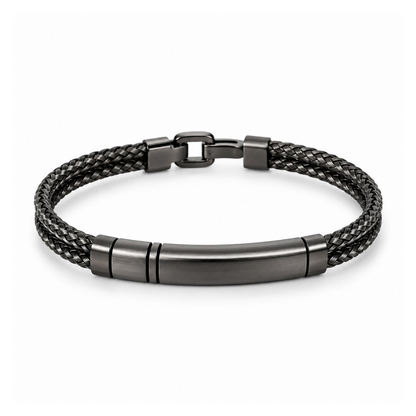 Split Latitude Braided Cable Bracelet